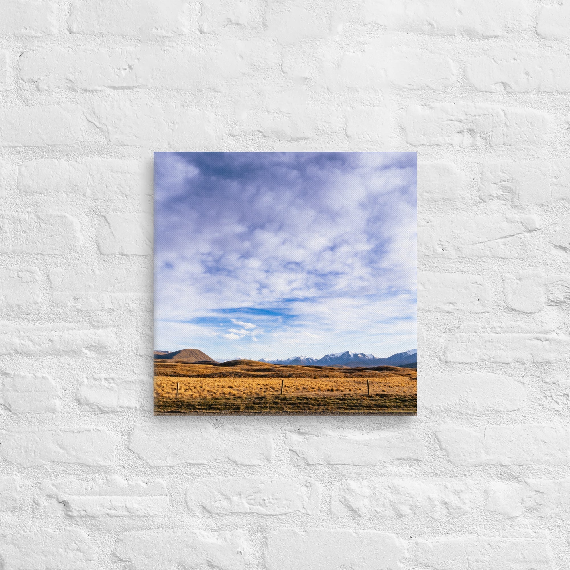 Canterbury Landscape 01 Thick Canvas Print