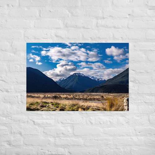 Canterbury Landscape 03 Art Paper Poster