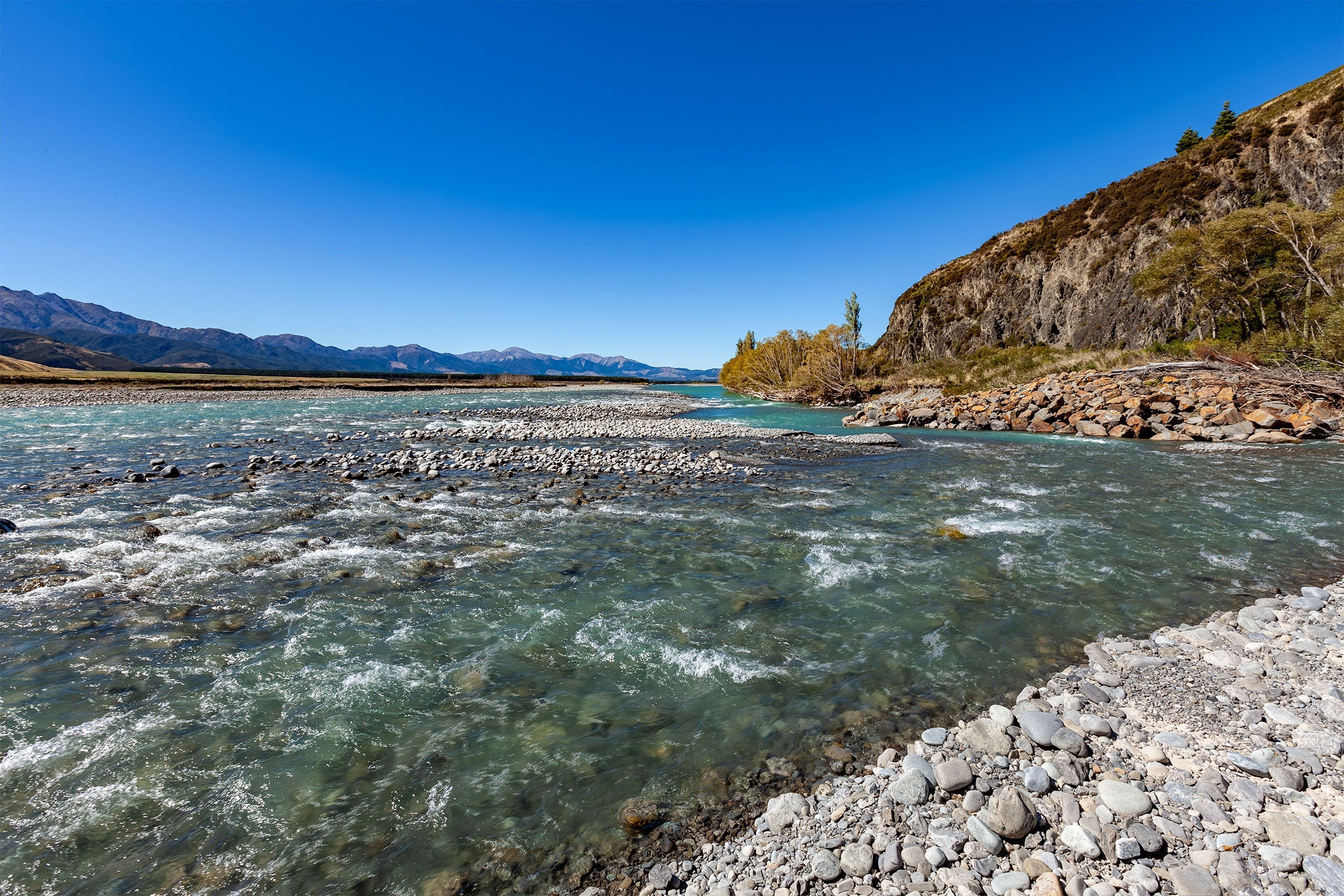 Hanmer River Art Paper Poster