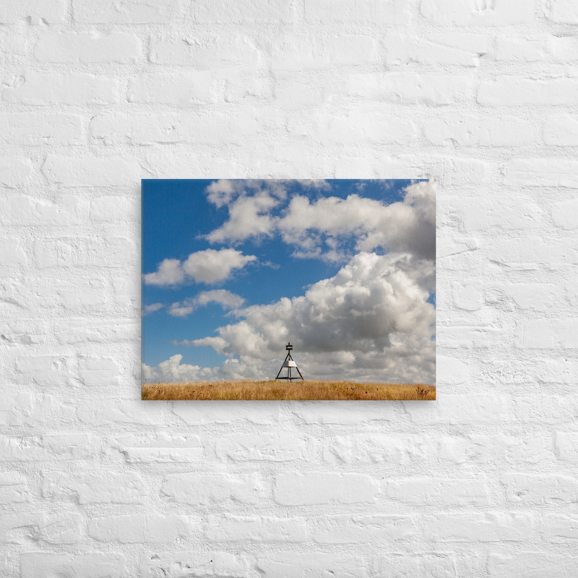Hukatere Trig Station Thick Canvas Print