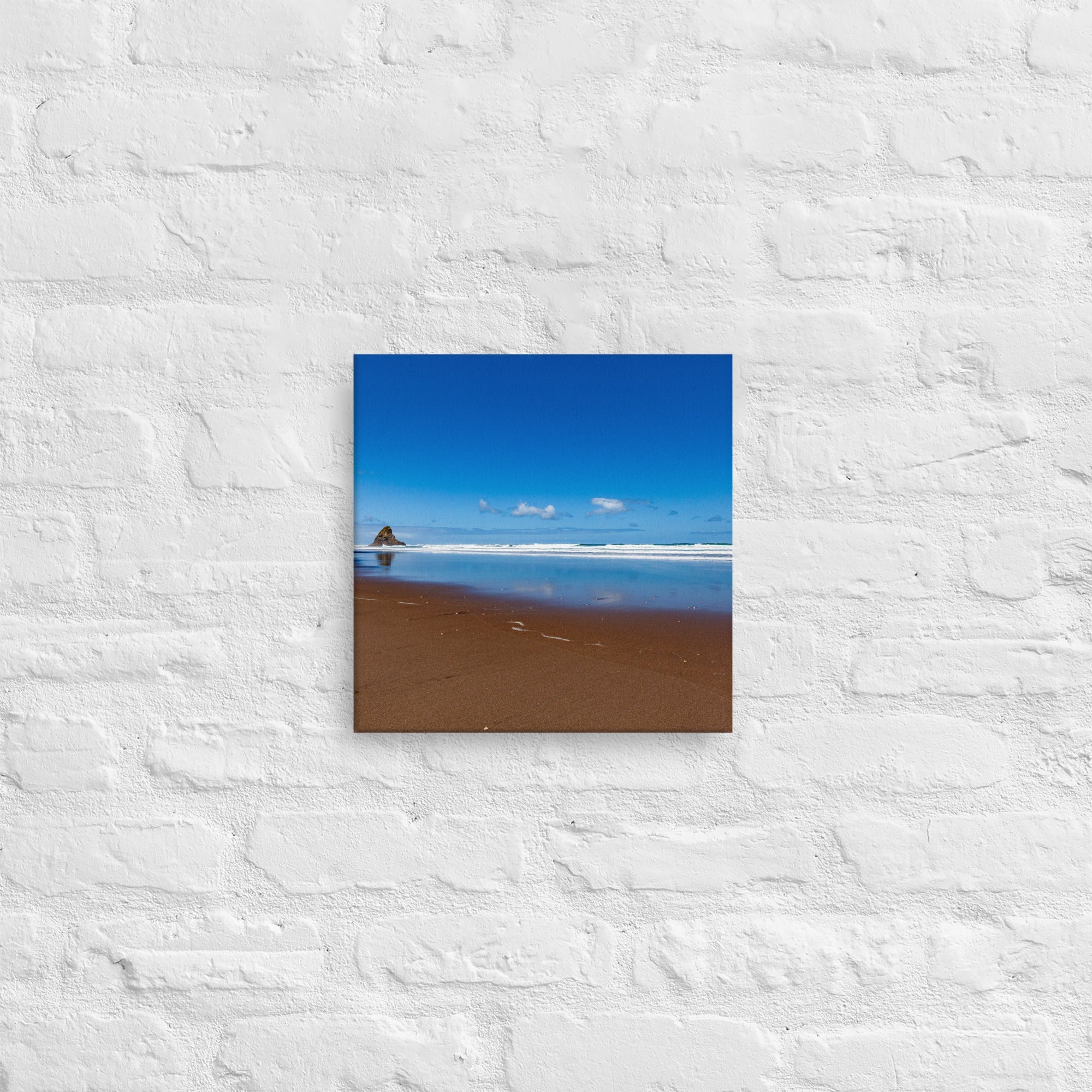 Karekare Beach 03 Thick Canvas Print