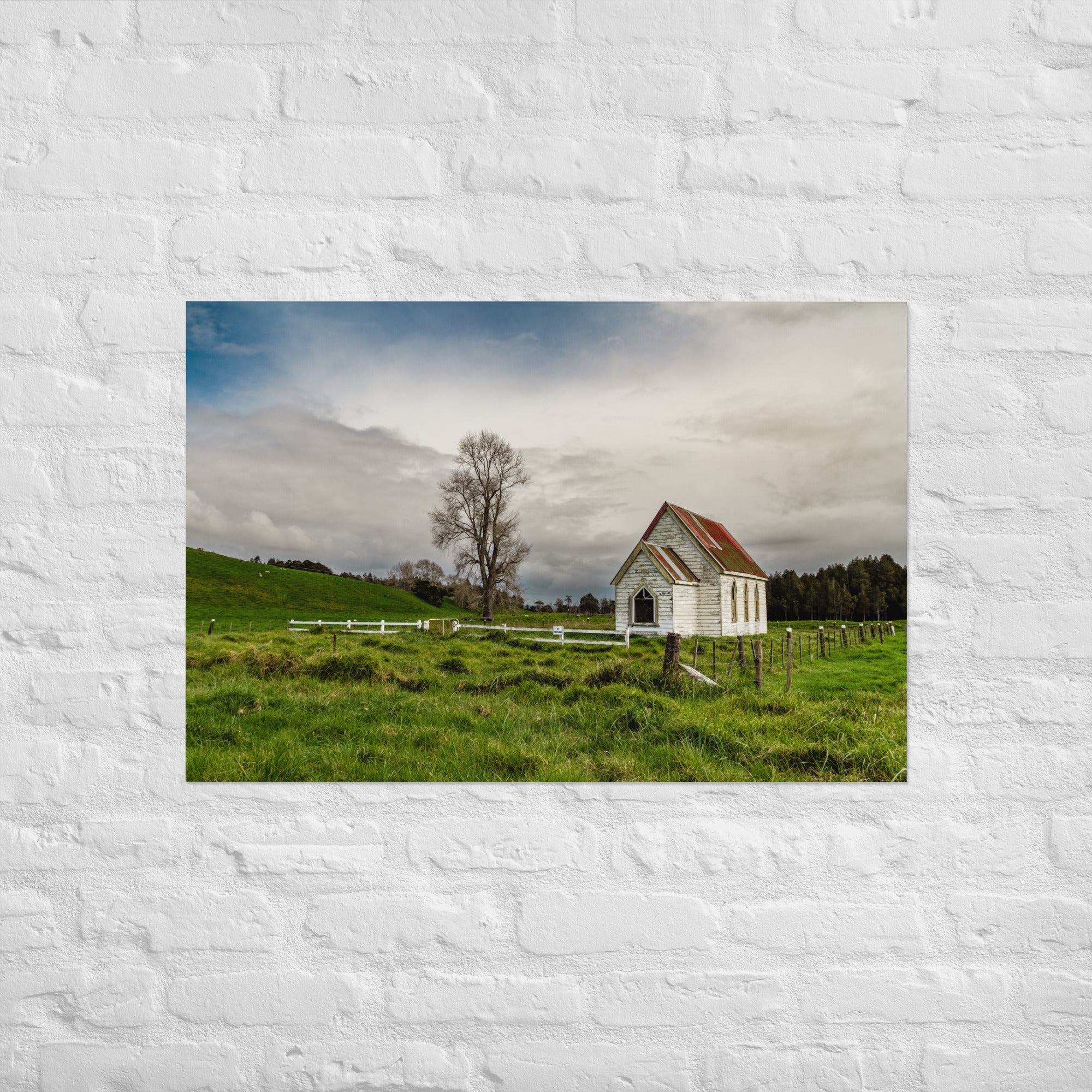 Parirau Zion Church Art Paper Poster